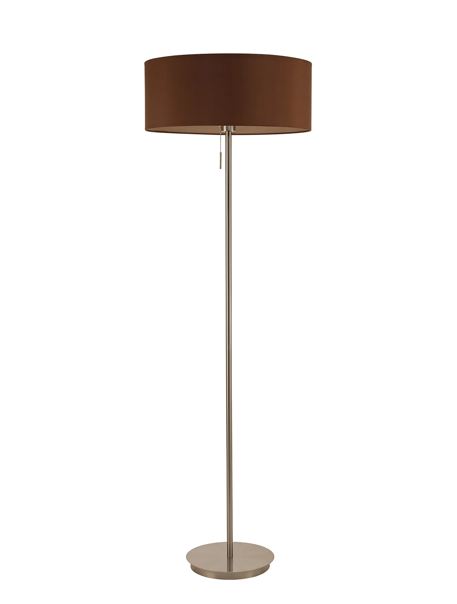 Baymont 50cm Pendant 1 Light Polished Chrome, Raw Cocoa/Grecian Bronze, Frosted Diffuser DK0146  Deco Baymont CH RC